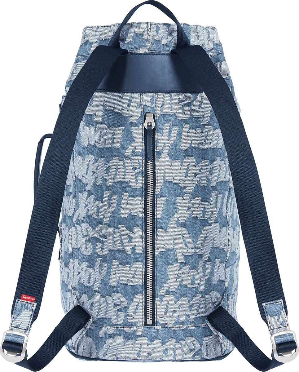 Fat Tip Jacquard Denim Backpack view 8